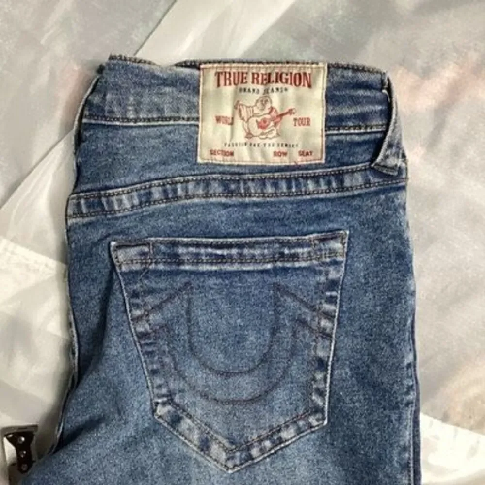 True Religion Mens Ricky No Flap SN Jeans Sz 31 Relaxed Straight